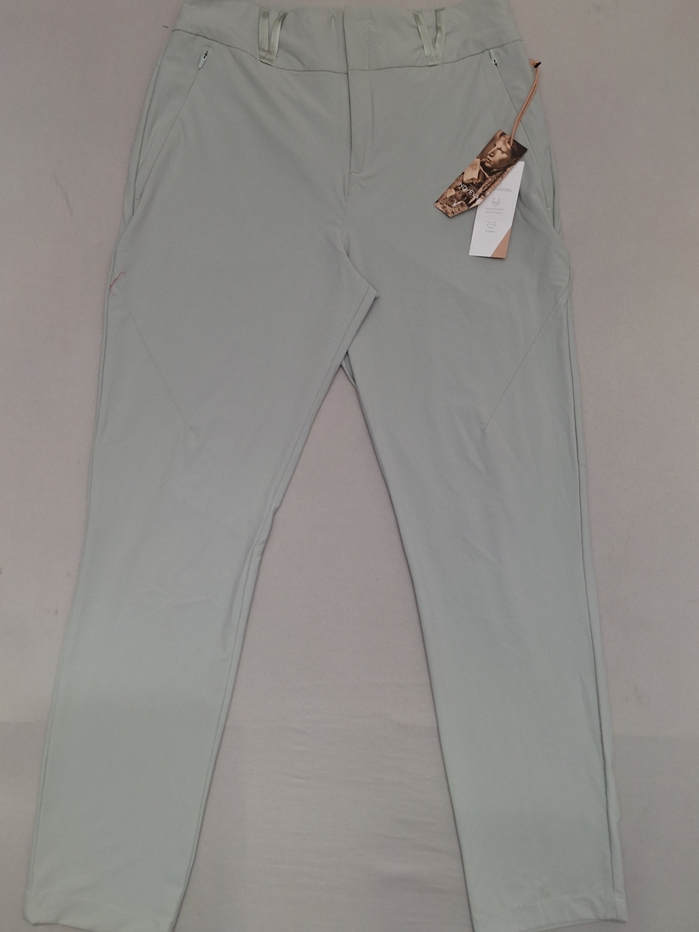 NWT INDYEVA Arugada Nylon Pants Women's Small Willow Green Gray Hiking Outdoor